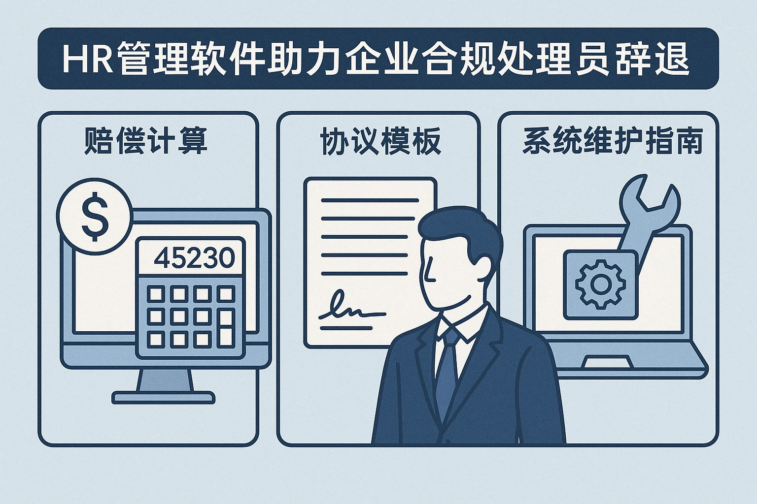 HR管理软件助力企业合规处理员工辞退：赔偿计算、协议模板与系统维护指南