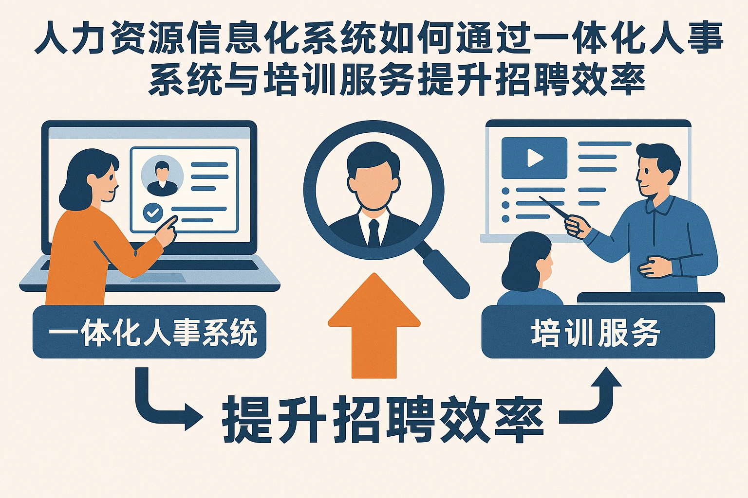 人力资源信息化系统如何通过一体化人事系统与培训服务提升招聘效率