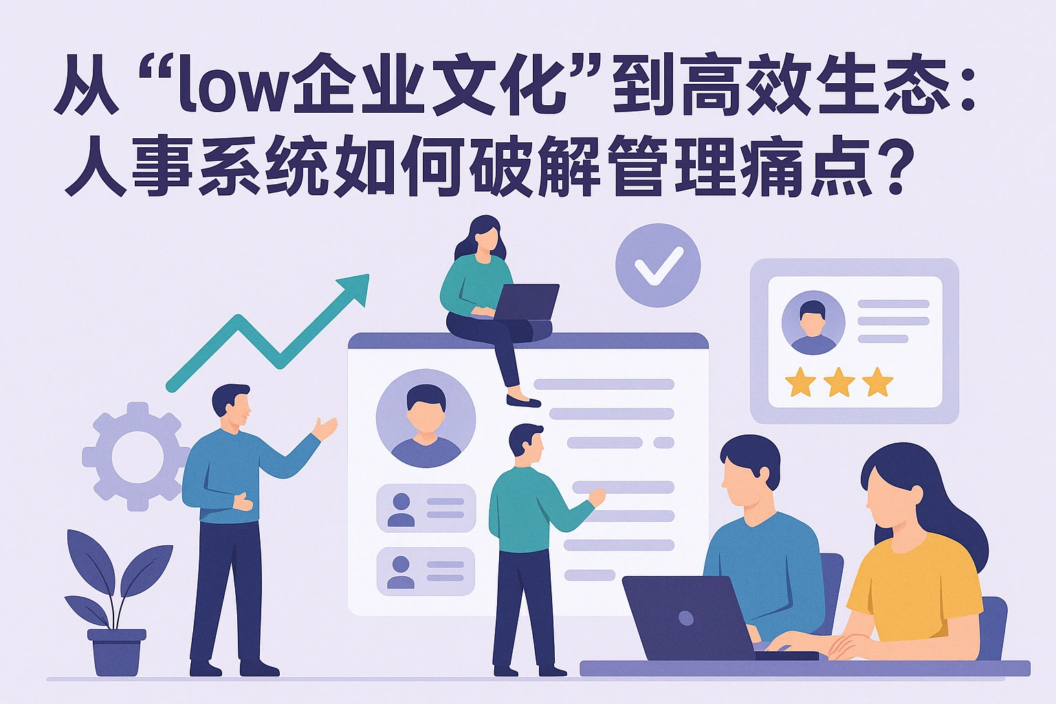 从“low企业文化”到高效生态：人事系统如何破解管理痛点？