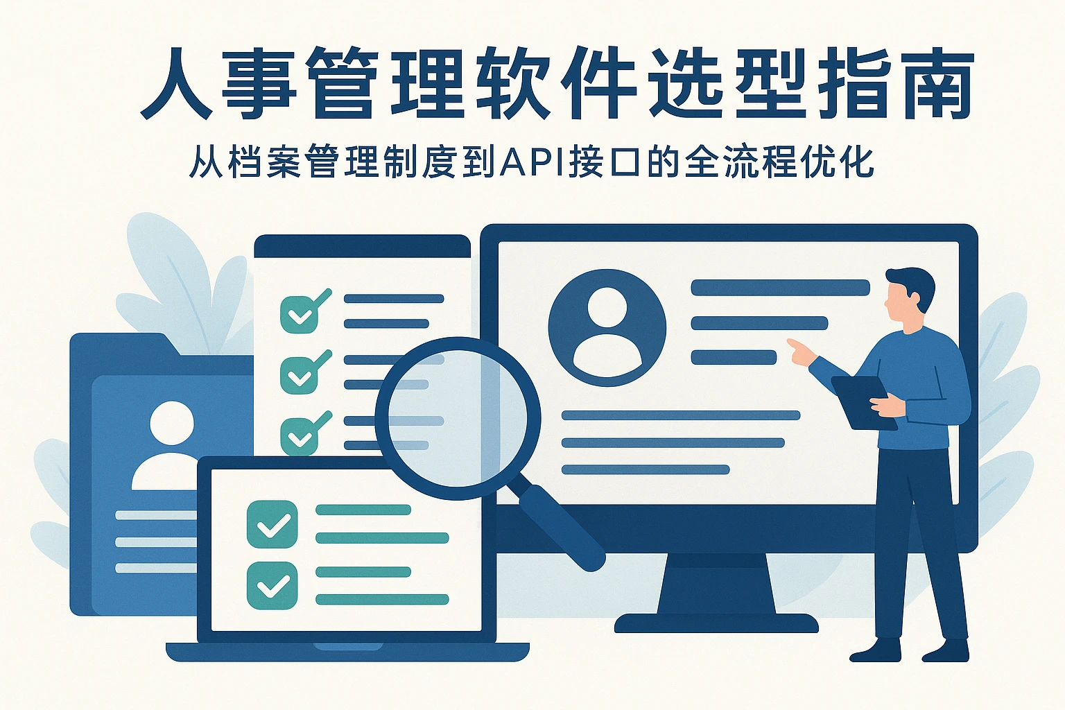 人事管理软件选型指南：从档案管理制度到API接口的全流程优化