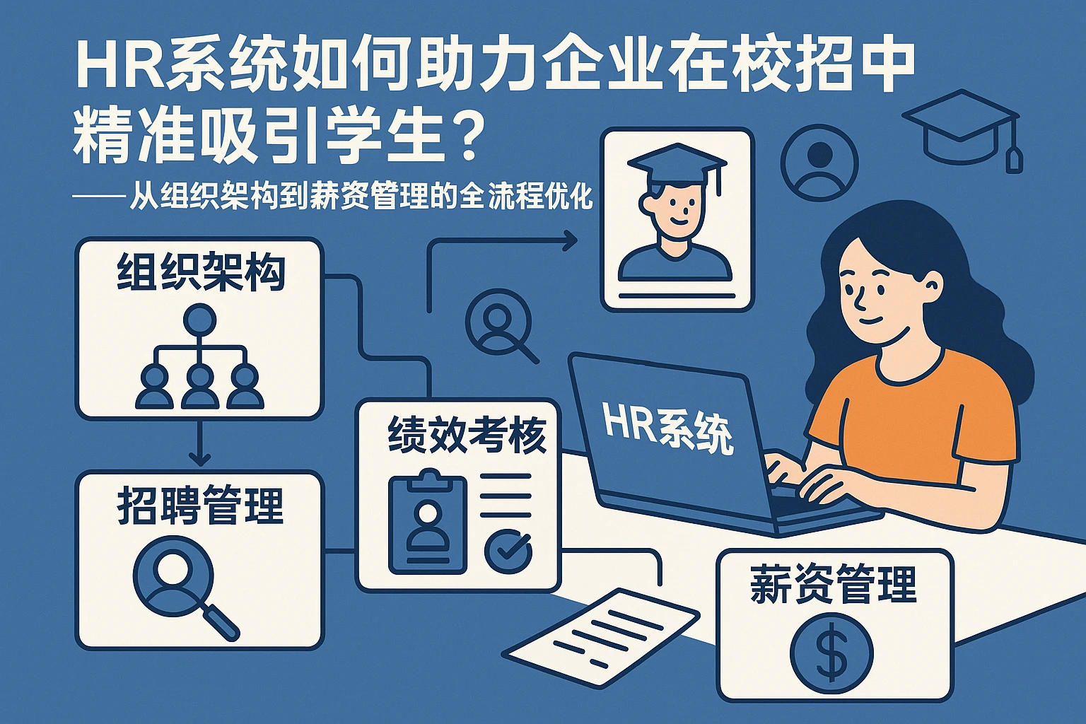 HR系统如何助力企业在校招中精准吸引学生?——从组织架构到薪资管理的全流程优化