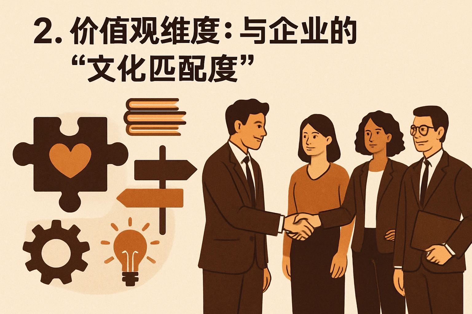 2. 价值观维度：与企业的“文化匹配度”