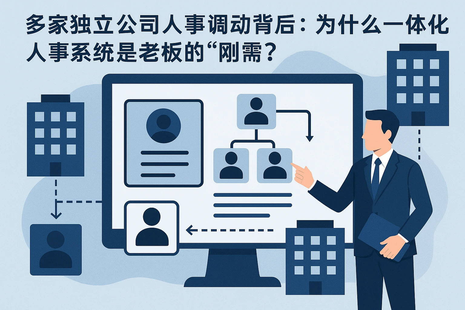 多家独立公司人事调动背后：为什么一体化人事系统是老板的“刚需”？