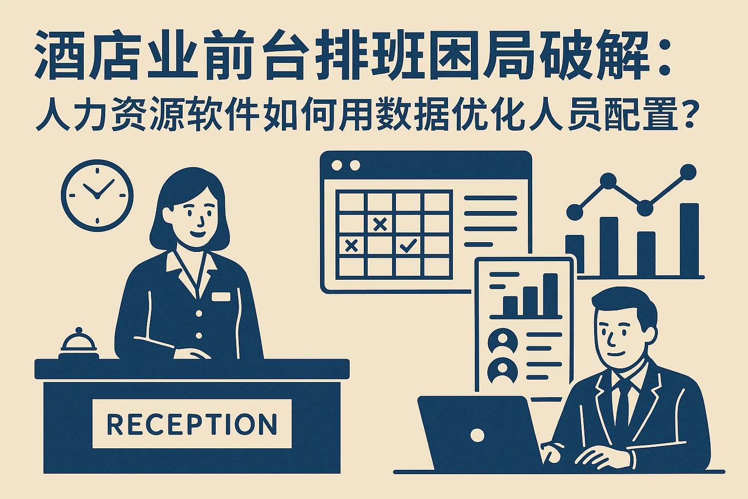 酒店业前台排班困局破解：人力资源软件如何用数据优化人员配置？