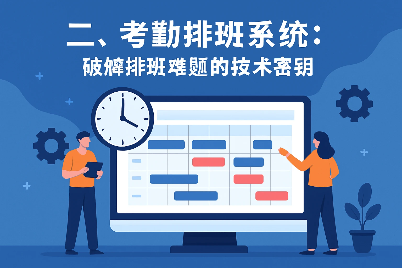 二、考勤排班系统:破解排班难题的技术密钥