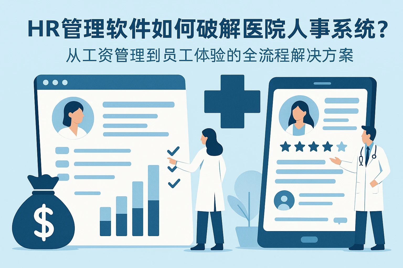HR管理软件如何破解医院人事系统痛点？从工资管理到员工体验的全流程解决方案