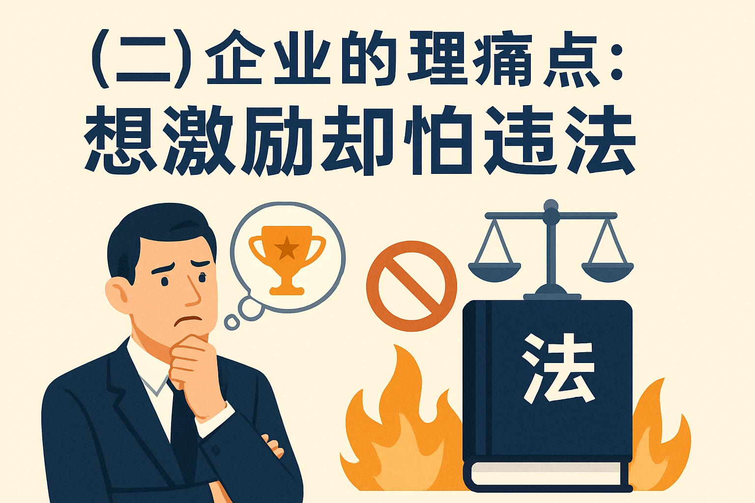(二)企业的管理痛点:想激励却怕违法