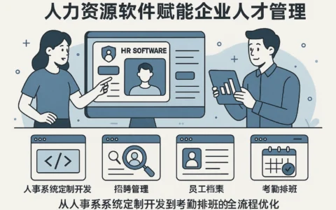 人力资源软件赋能企业人才管理：从人事系统定制开发到考勤排班的全流程优化