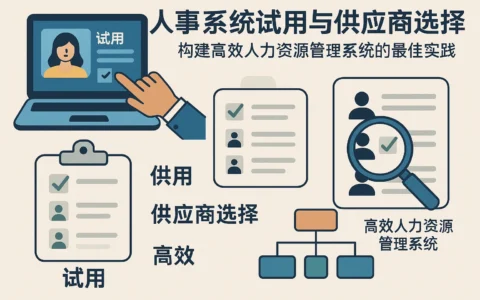 人事系统试用与供应商选择：构建高效人力资源管理系统的最佳实践