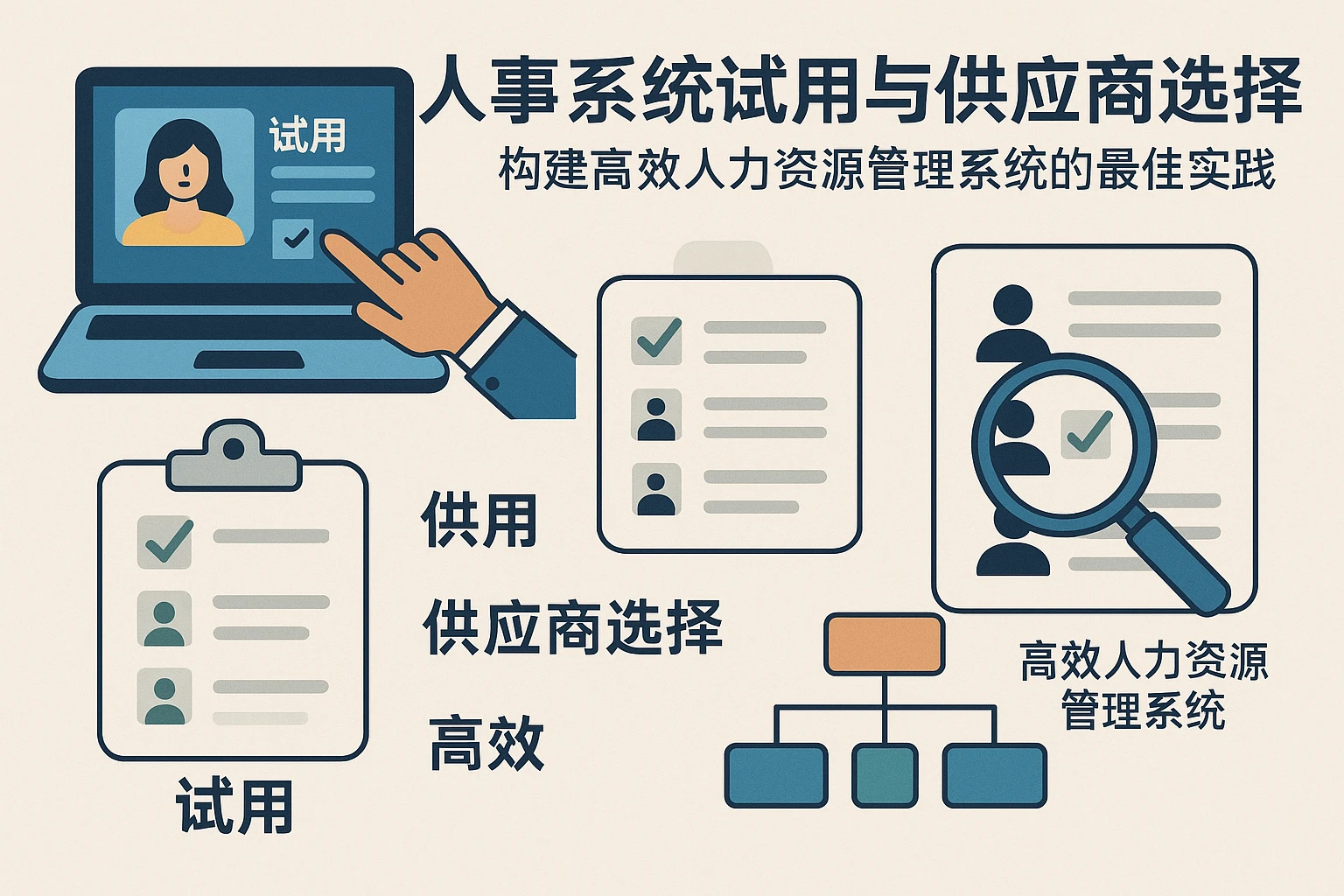 人事系统试用与供应商选择：构建高效人力资源管理系统的最佳实践