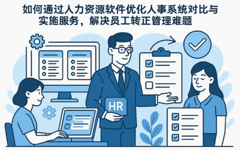 如何通过人力资源软件优化人事系统对比与实施服务，解决员工转正管理难题