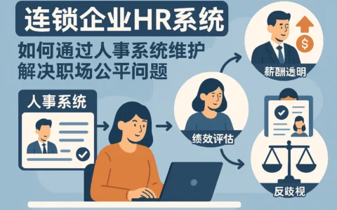 连锁企业HR系统如何通过人事系统维护解决职场公平问题