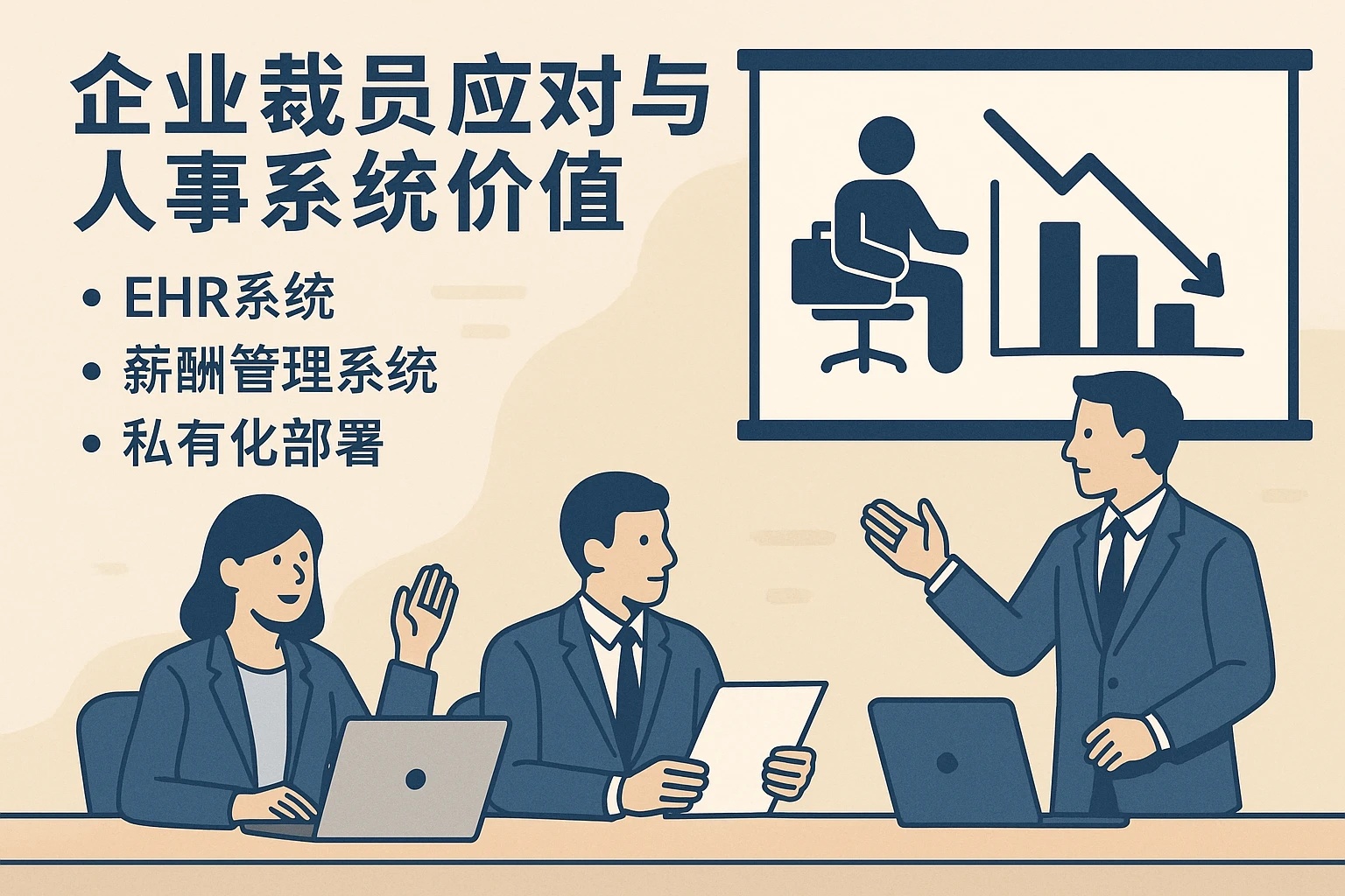 企业裁员应对与人事系统价值:EHR系统、薪酬管理系统及私有化部署的实战意义