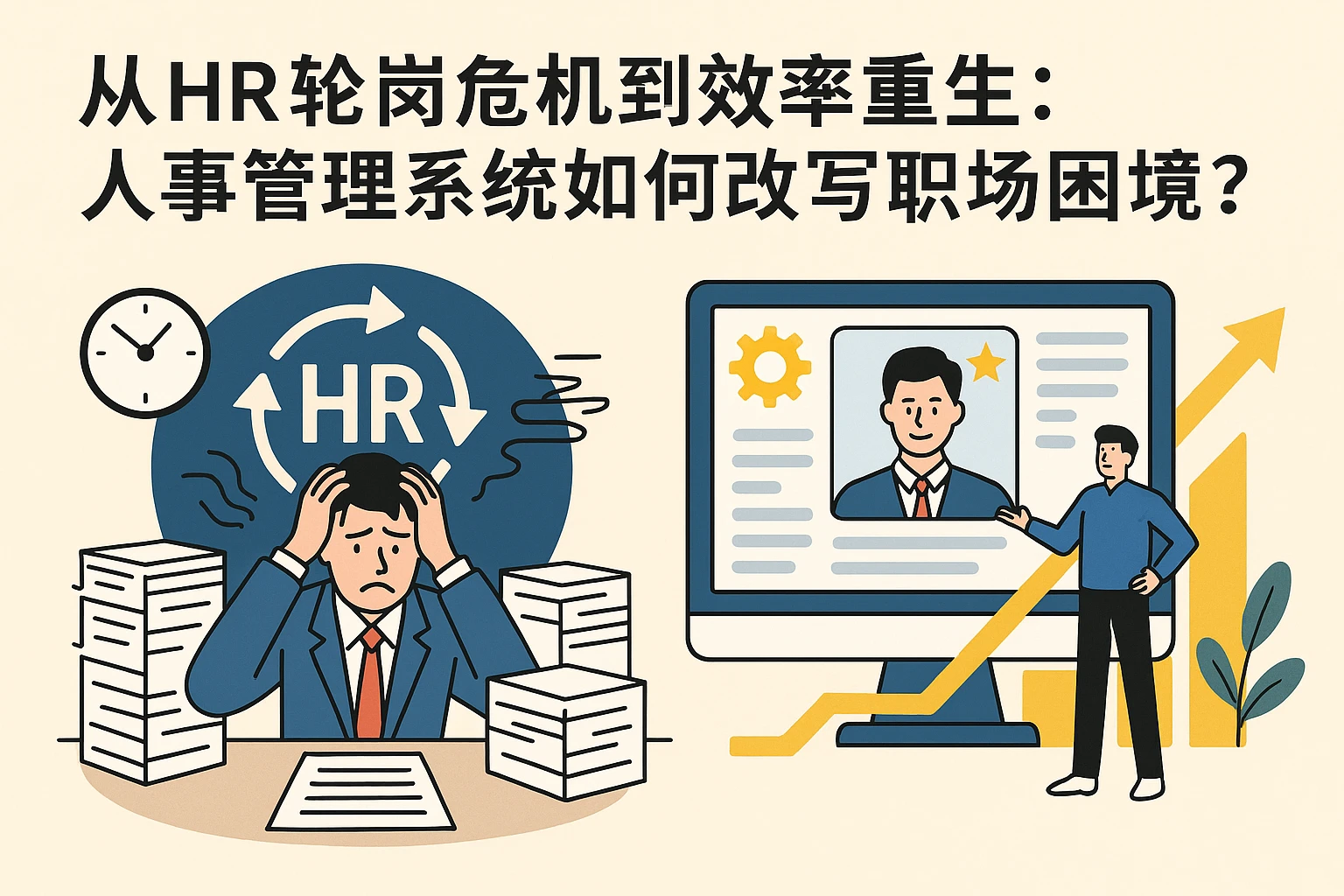 从HR轮岗危机到效率重生：人事管理系统如何改写职场困境？