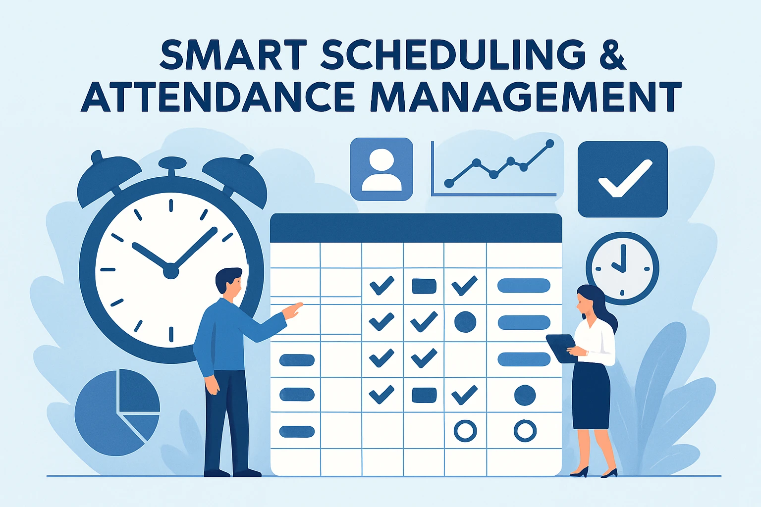 智能排班与考勤管理