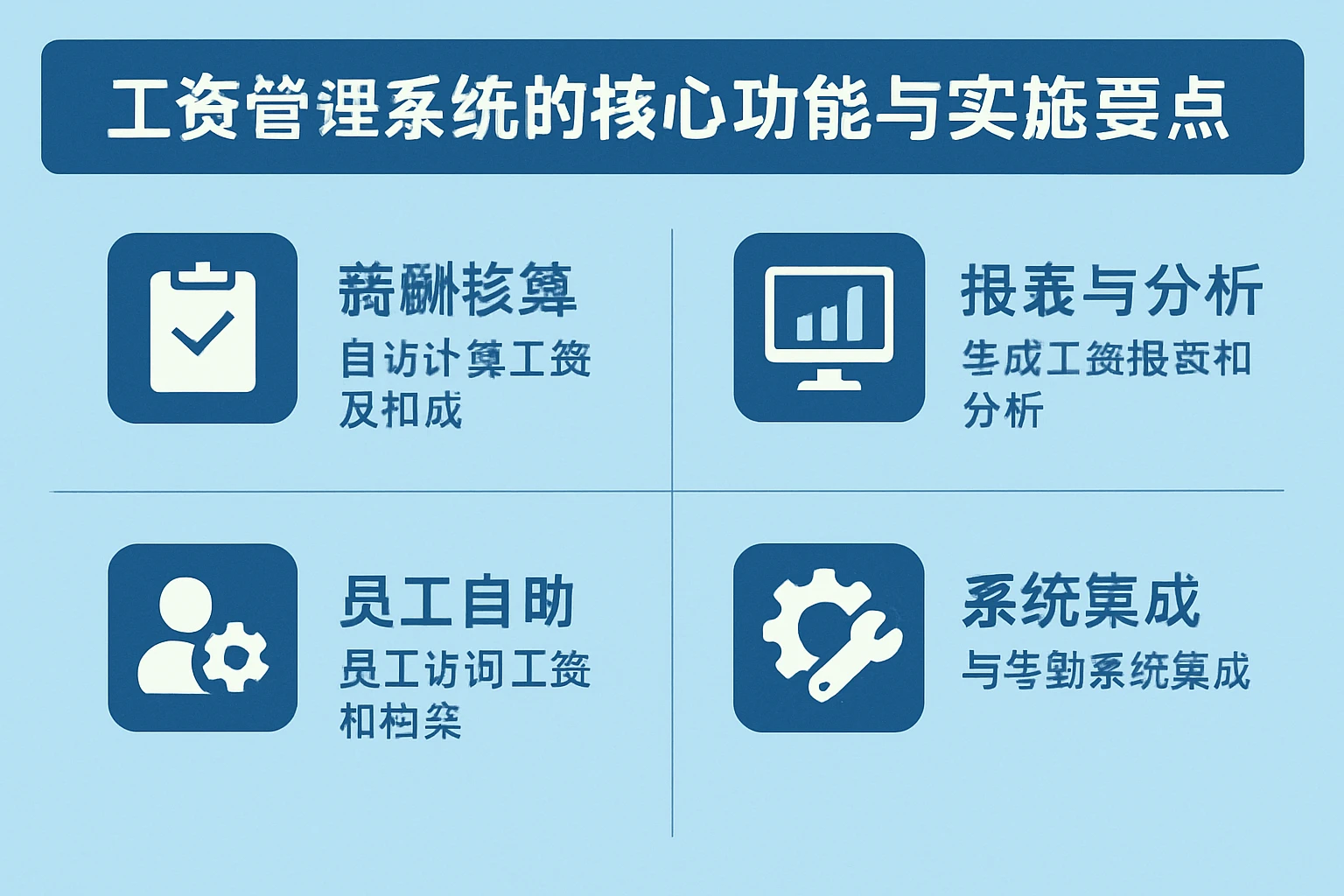 工资管理系统的核心功能与实施要点