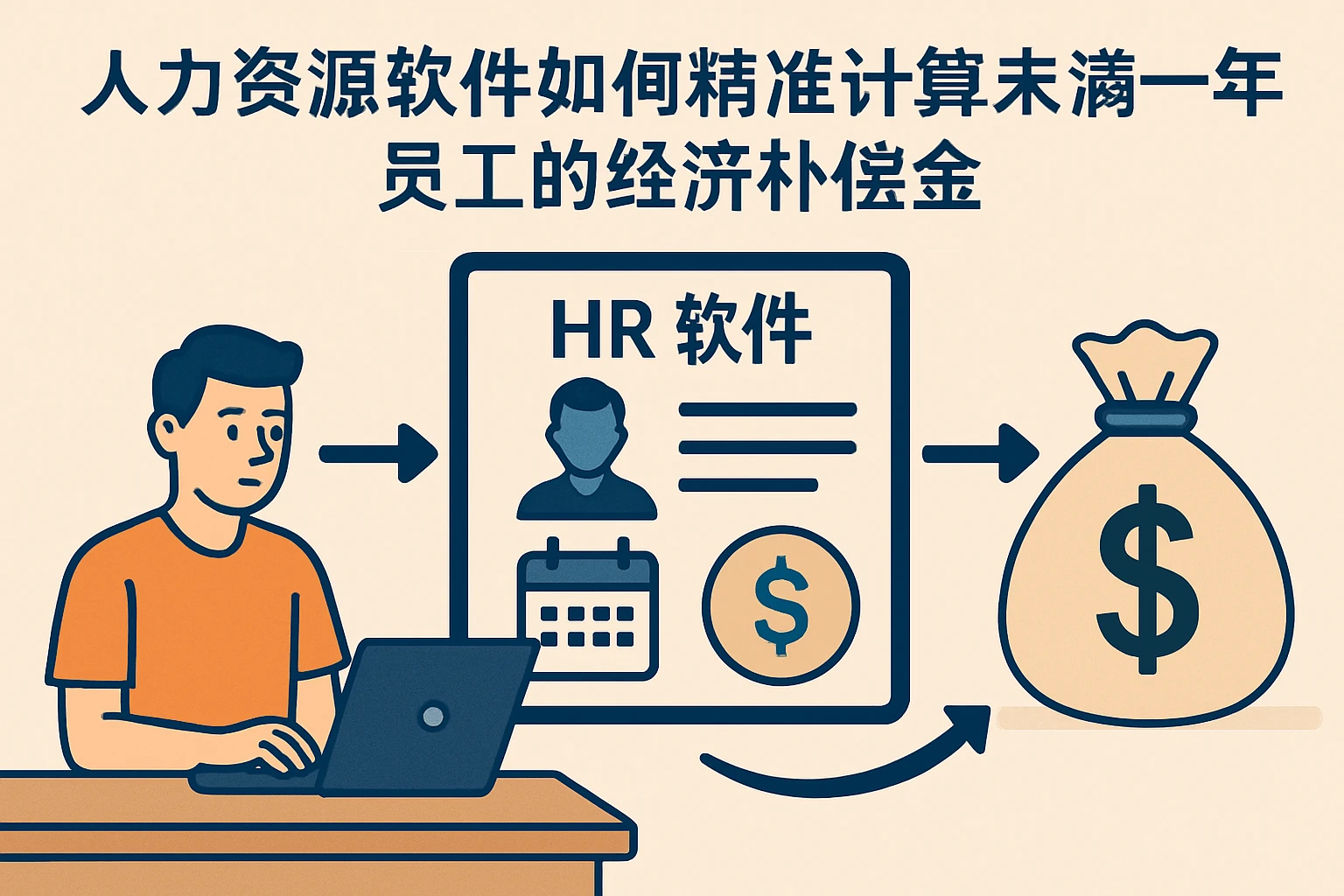 人力资源软件如何精准计算未满一年员工的经济补偿金