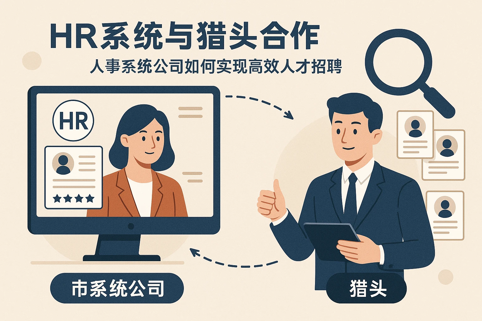 HR系统与猎头合作:人事系统公司如何实现高效人才招聘