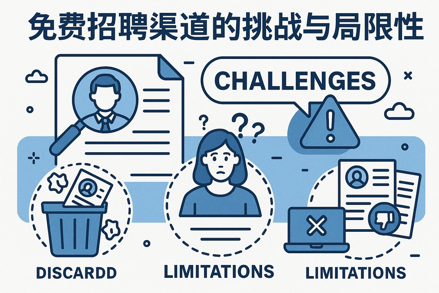 免费招聘渠道的挑战与局限性