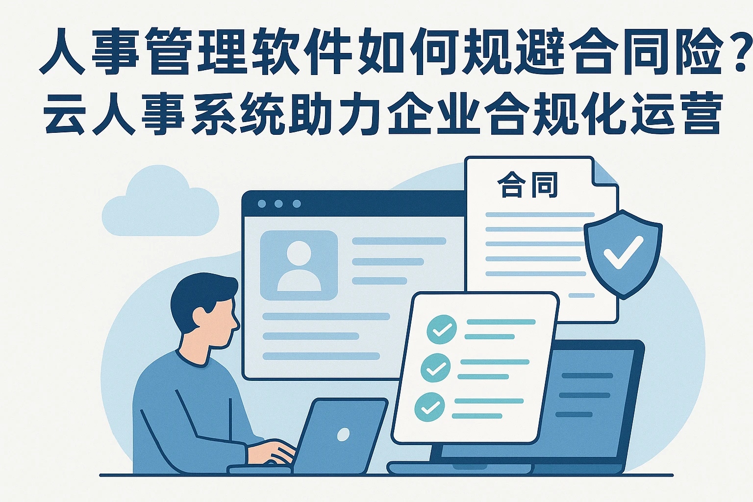 人事管理软件如何规避合同风险?云人事系统助力企业合规化运营