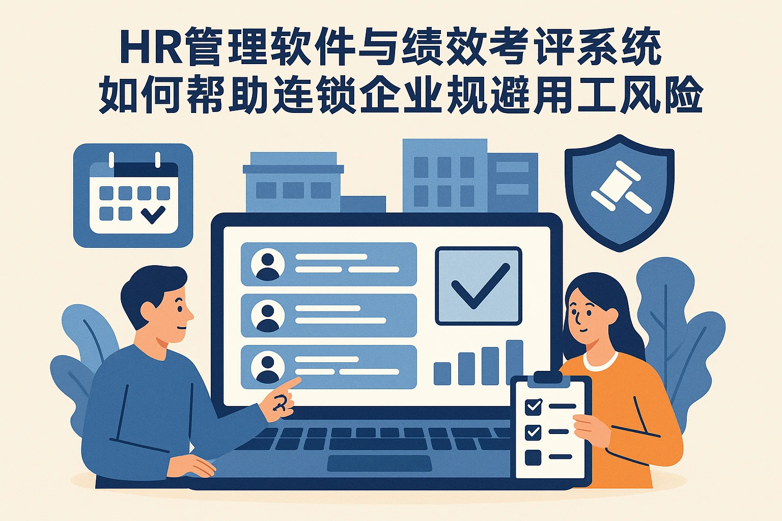 HR管理软件与绩效考评系统如何帮助连锁企业规避用工风险