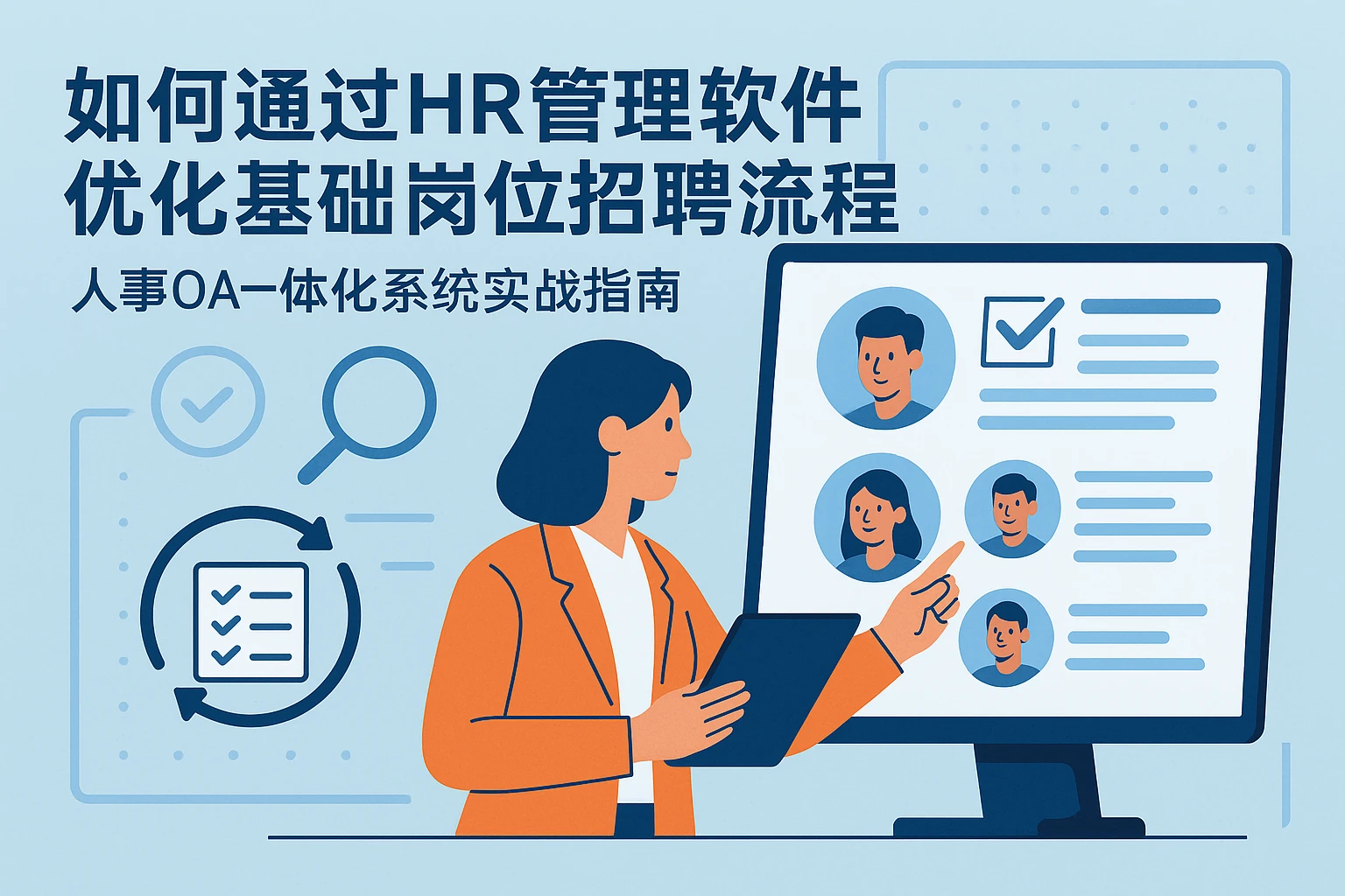 如何通过HR管理软件优化基础岗位招聘流程 - 人事OA一体化系统实战指南