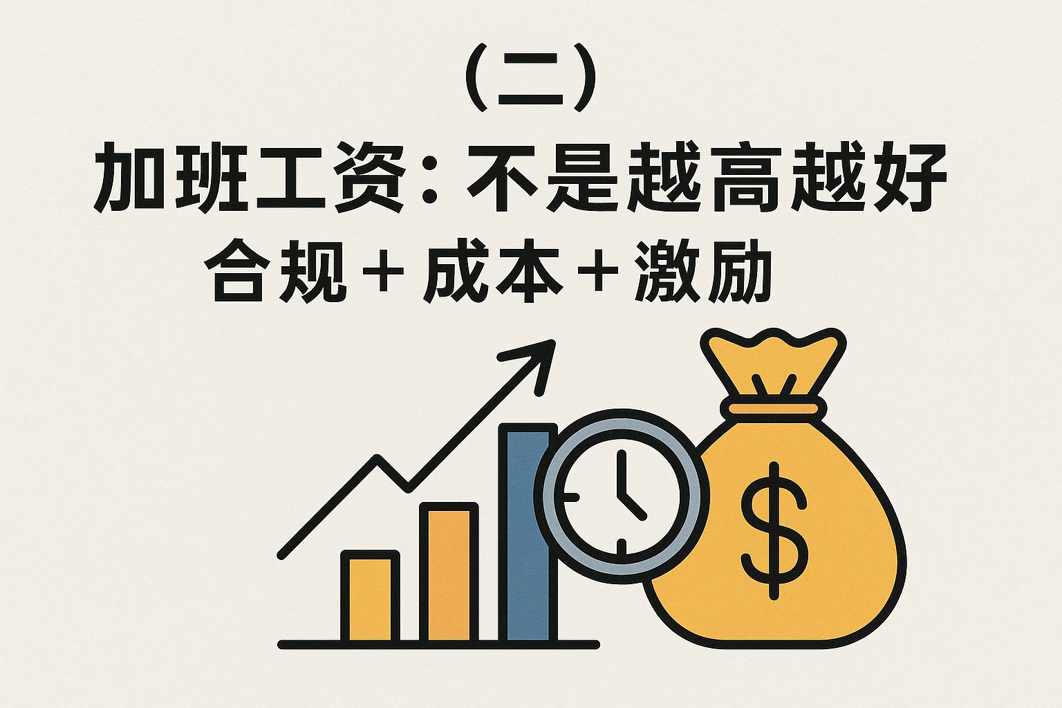 (二)加班工资:不是越高越好,而是“合规+成本+激励”的平衡