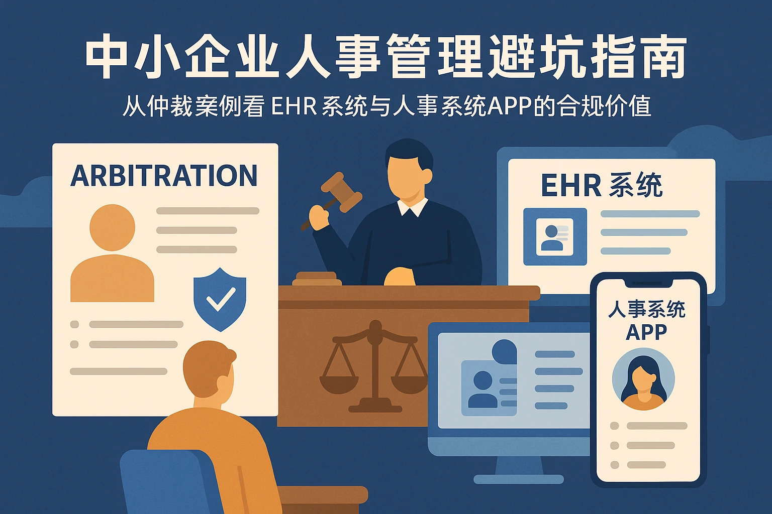 中小企业人事管理避坑指南：从仲裁案例看EHR系统与人事系统APP的合规价值