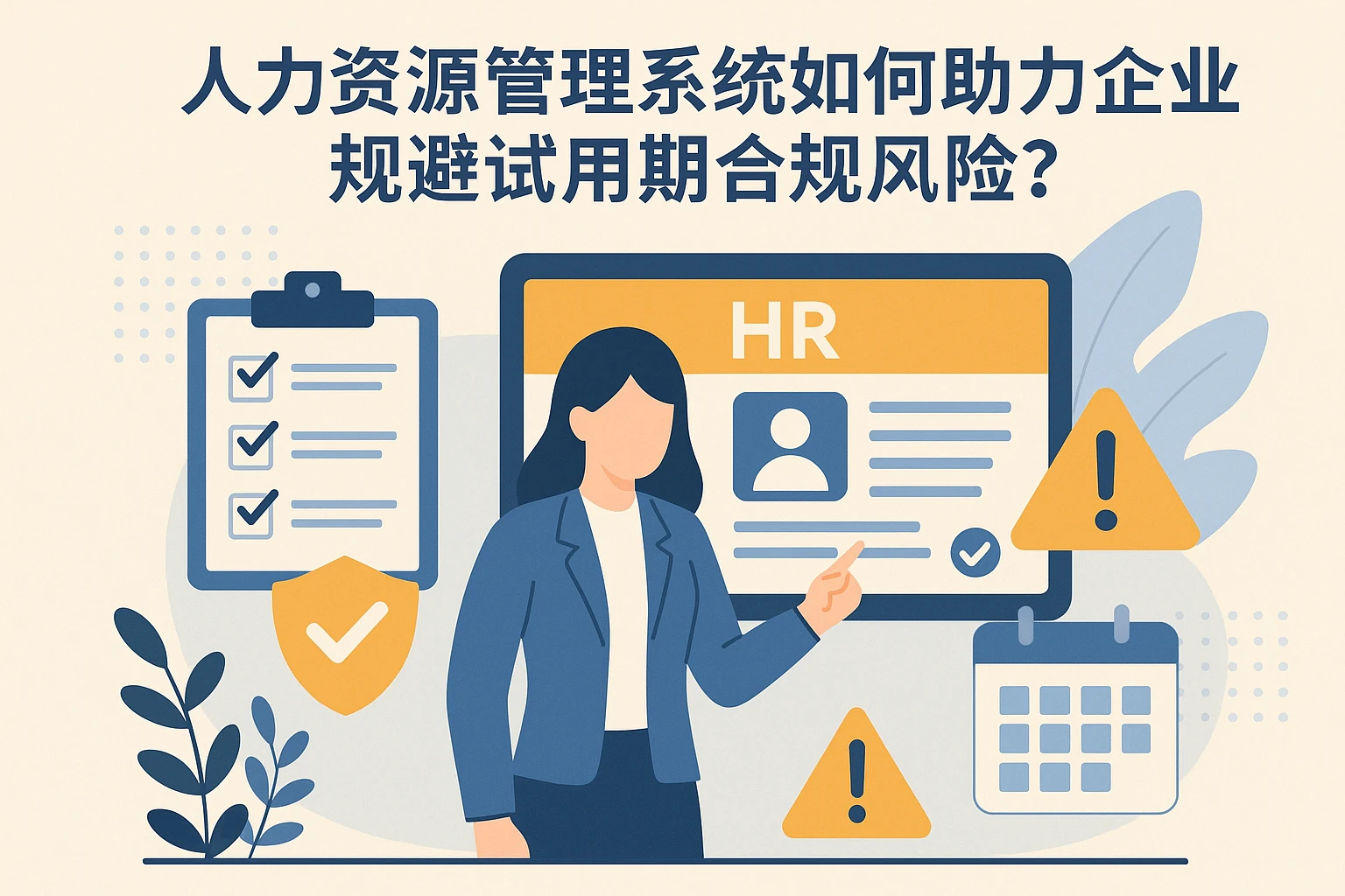 人力资源管理系统如何助力企业规避试用期合规风险？