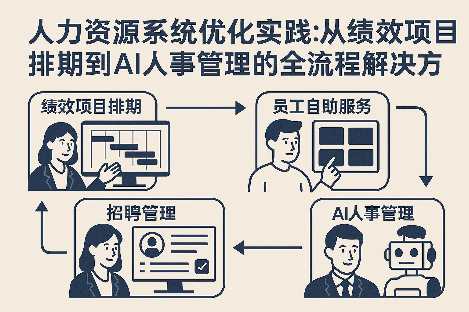 人力资源系统优化实践：从绩效项目排期到AI人事管理的全流程解决方案