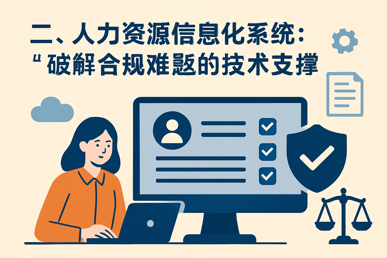 二、人力资源信息化系统:破解合规难题的技术支撑