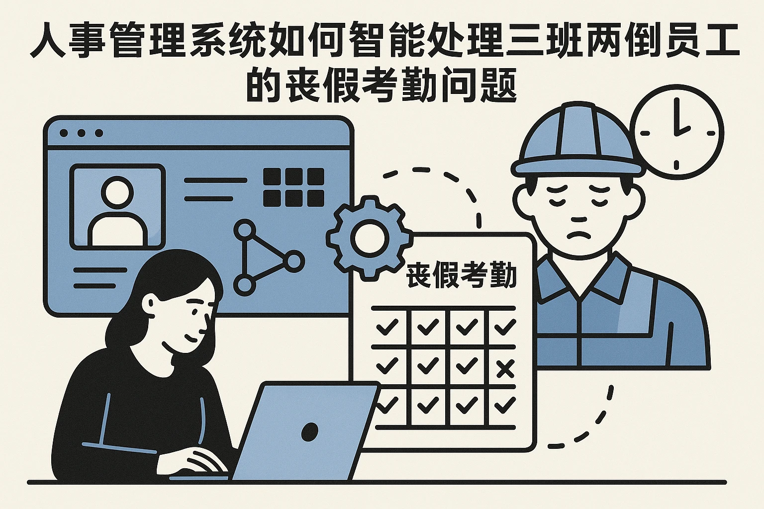 人事管理系统如何智能处理三班两倒员工的丧假考勤问题