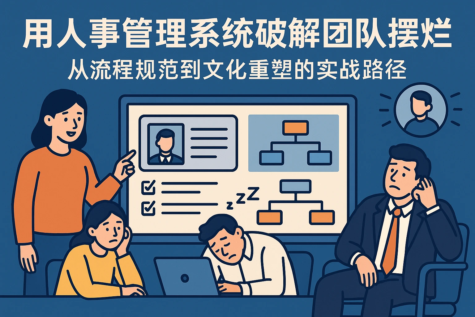 用人事管理系统破解团队摆烂难题：从流程规范到文化重塑的实战路径