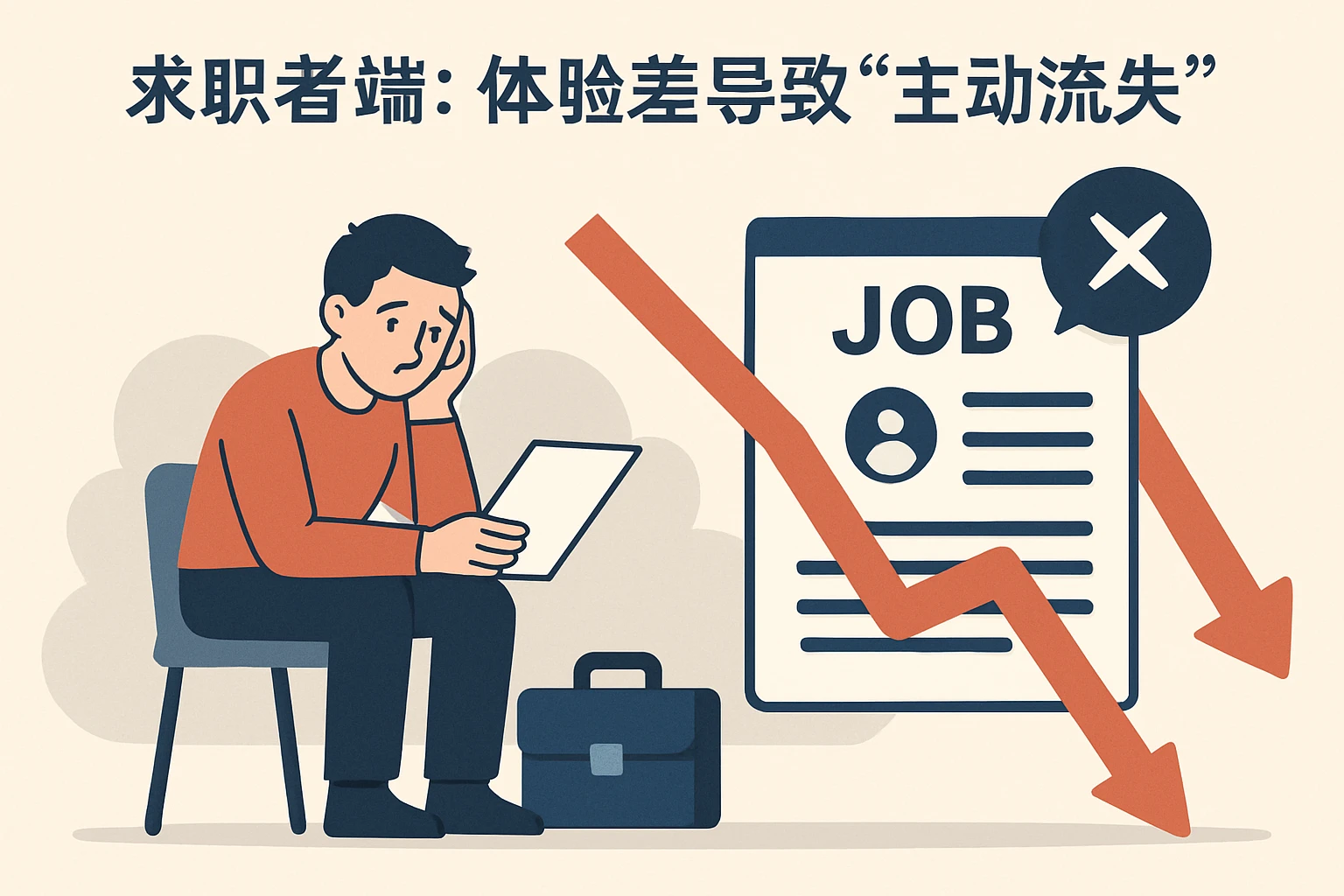 2. 求职者端：体验差导致“主动流失”