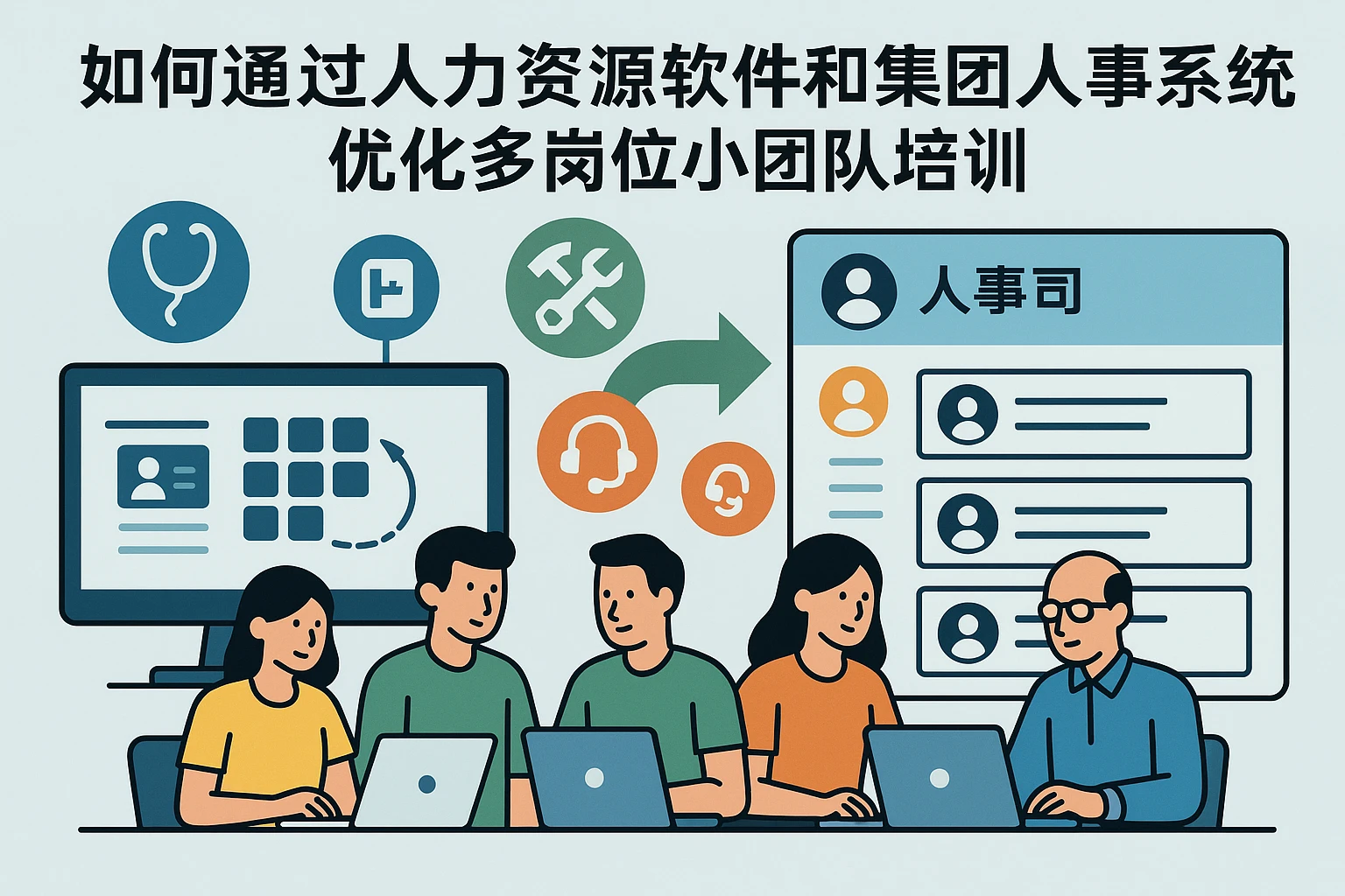 如何通过人力资源软件和集团人事系统优化多岗位小团队培训