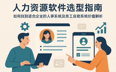 人力资源软件选型指南：如何找到适合企业的人事系统及员工自助系统价值解析