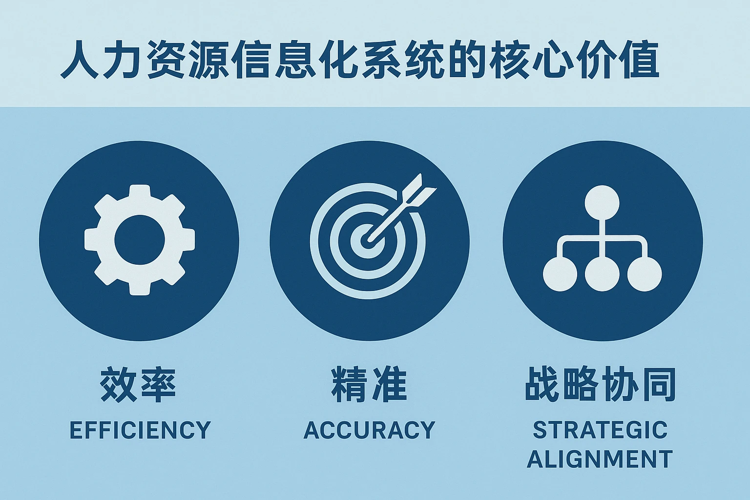 2. 人力资源信息化系统的核心价值：效率、精准、战略协同