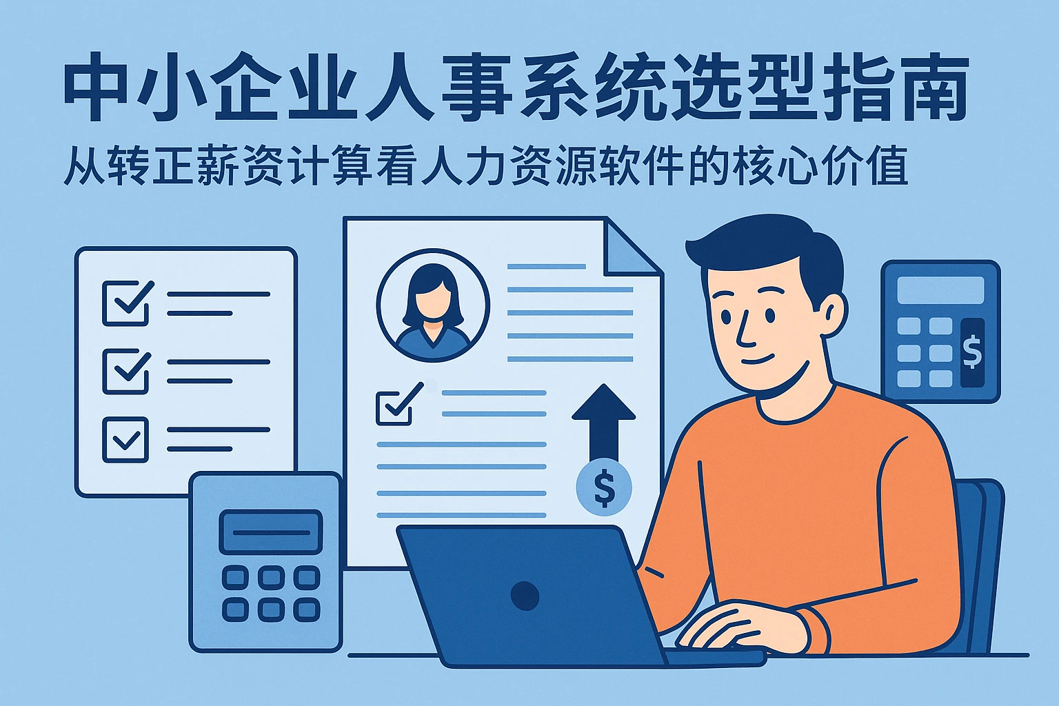 中小企业人事系统选型指南：从转正薪资计算看人力资源软件的核心价值