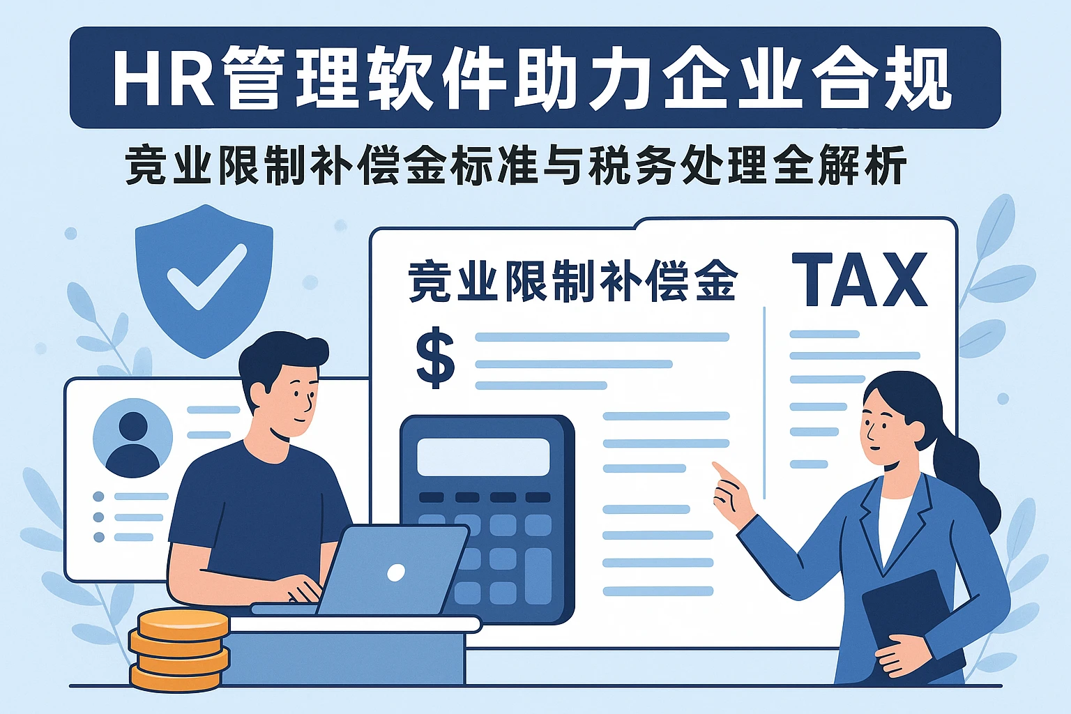 HR管理软件助力企业合规:竞业限制补偿金标准与税务处理全解析