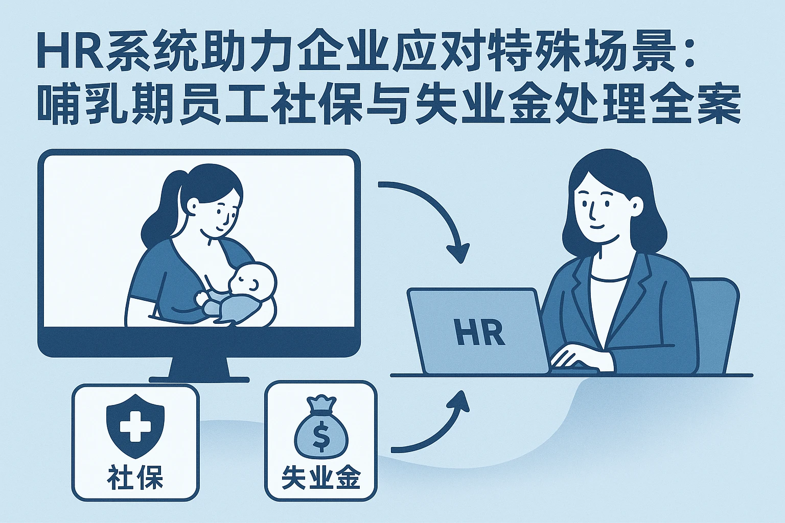 HR系统助力企业应对特殊场景：哺乳期员工社保与失业金处理全方案
