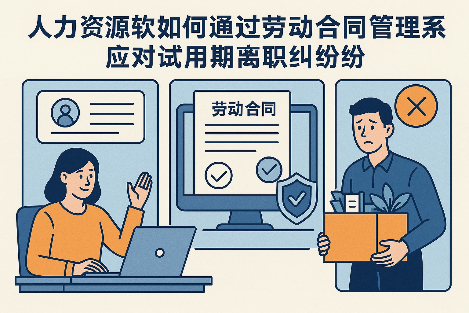 人力资源软件如何通过劳动合同管理系统应对试用期离职纠纷