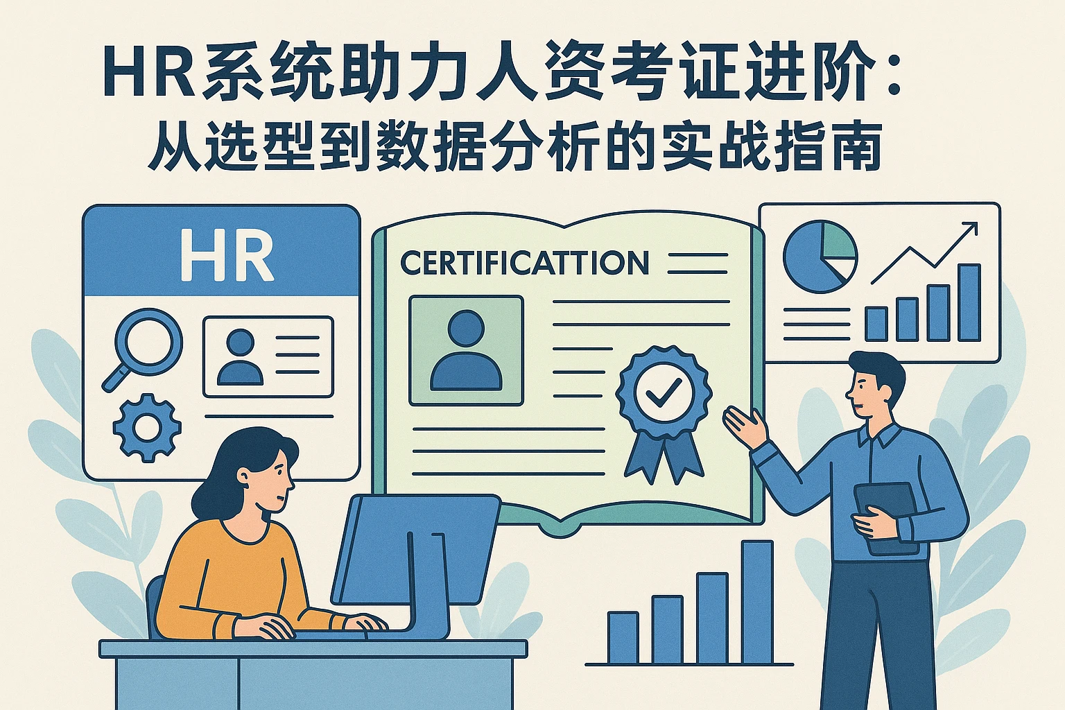HR系统助力人资考证进阶：从选型到数据分析的实战指南