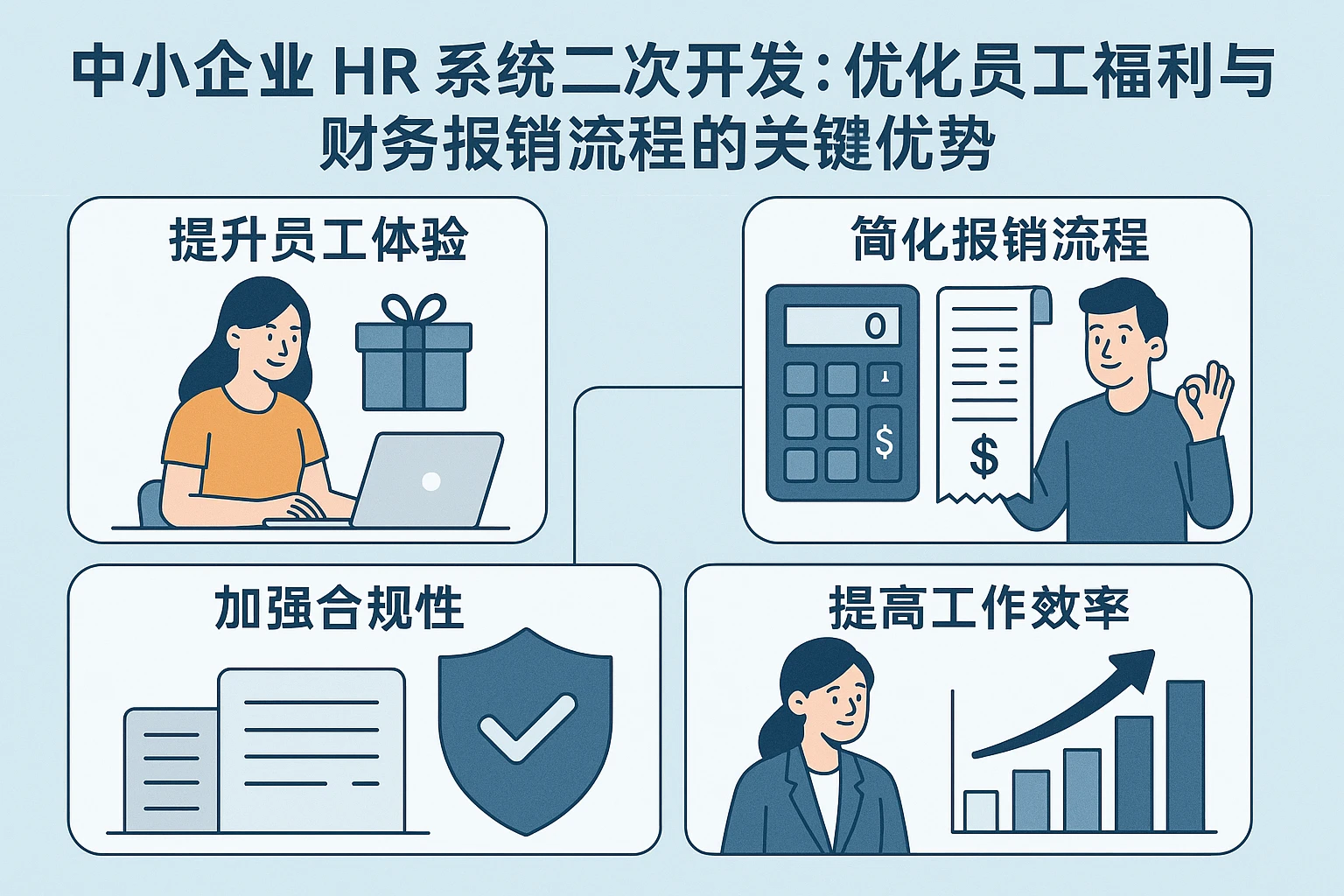 中小企业HR系统二次开发:优化员工福利与财务报销流程的关键优势