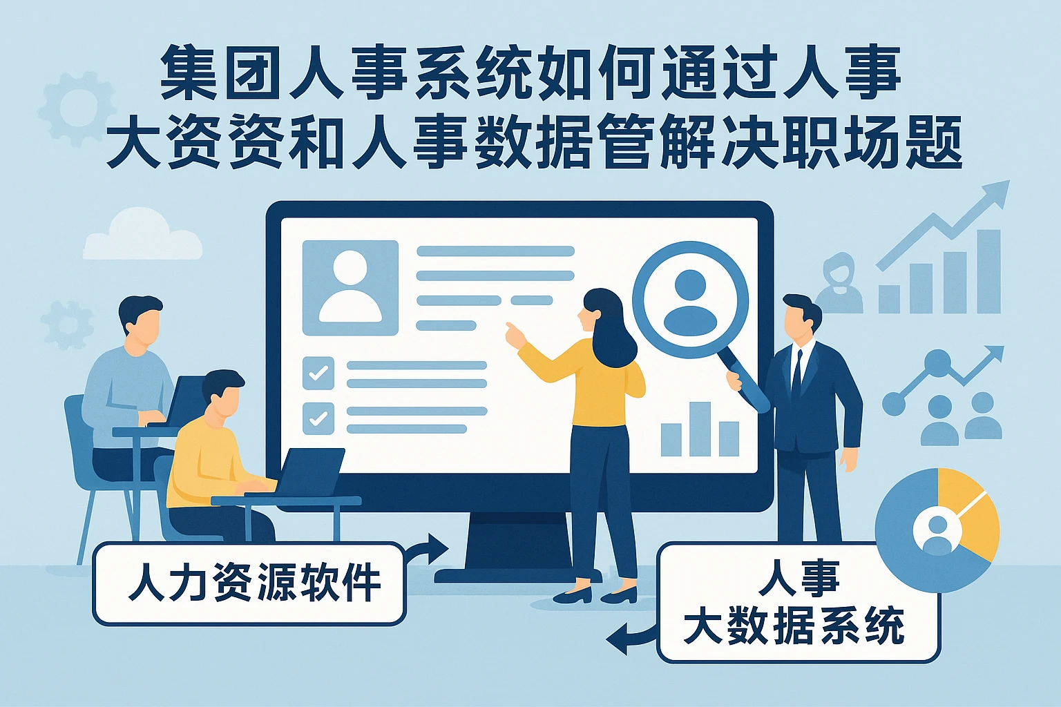 集团人事系统如何通过人力资源软件和人事大数据系统解决职场管理难题