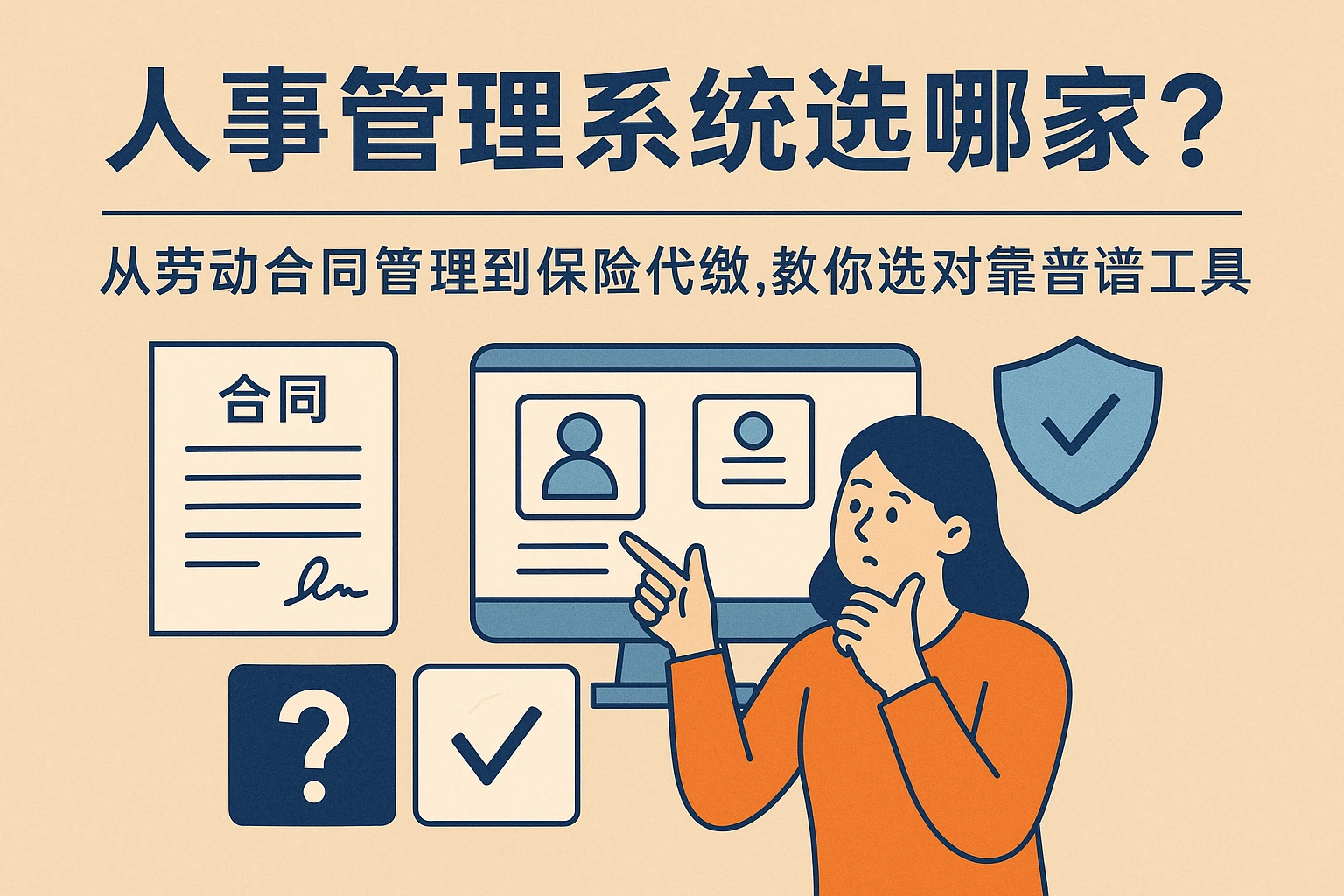 人事管理系统选哪家?从劳动合同管理到保险代缴,教你选对靠谱工具