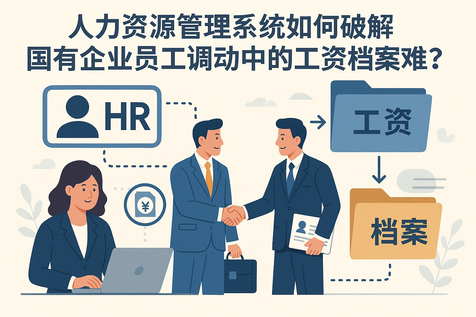 人力资源管理系统如何破解国有企业员工调动中的工资档案难题?