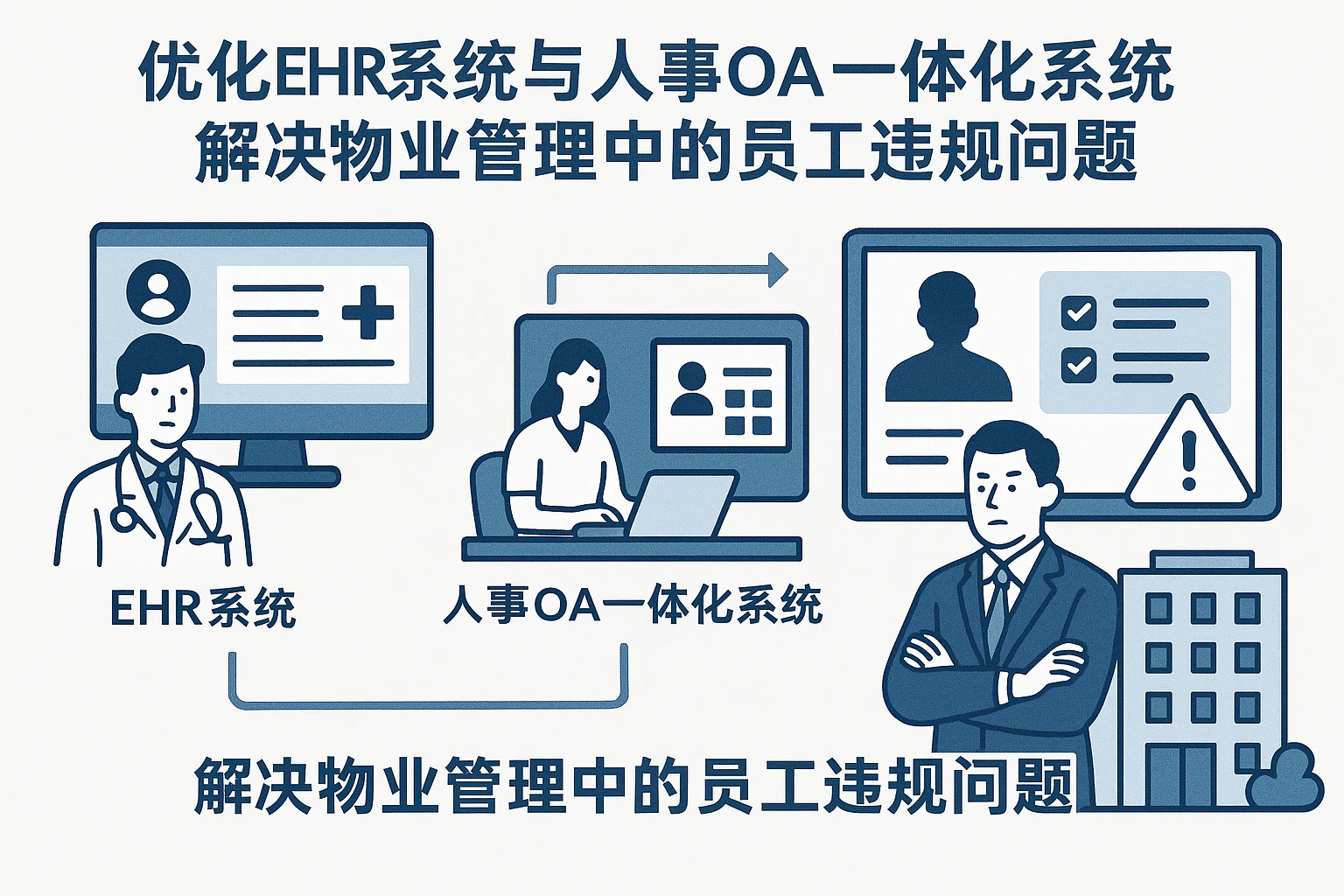 优化EHR系统与人事OA一体化系统解决物业管理中的员工违规问题