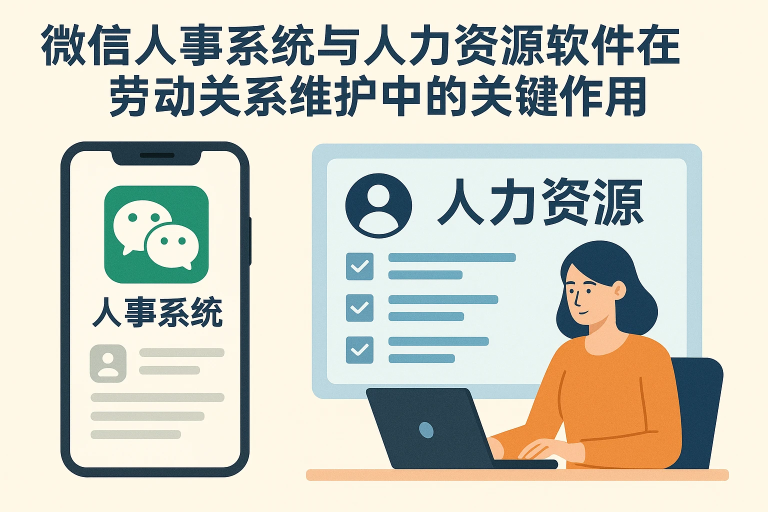 微信人事系统与人力资源软件在劳动关系维护中的关键作用