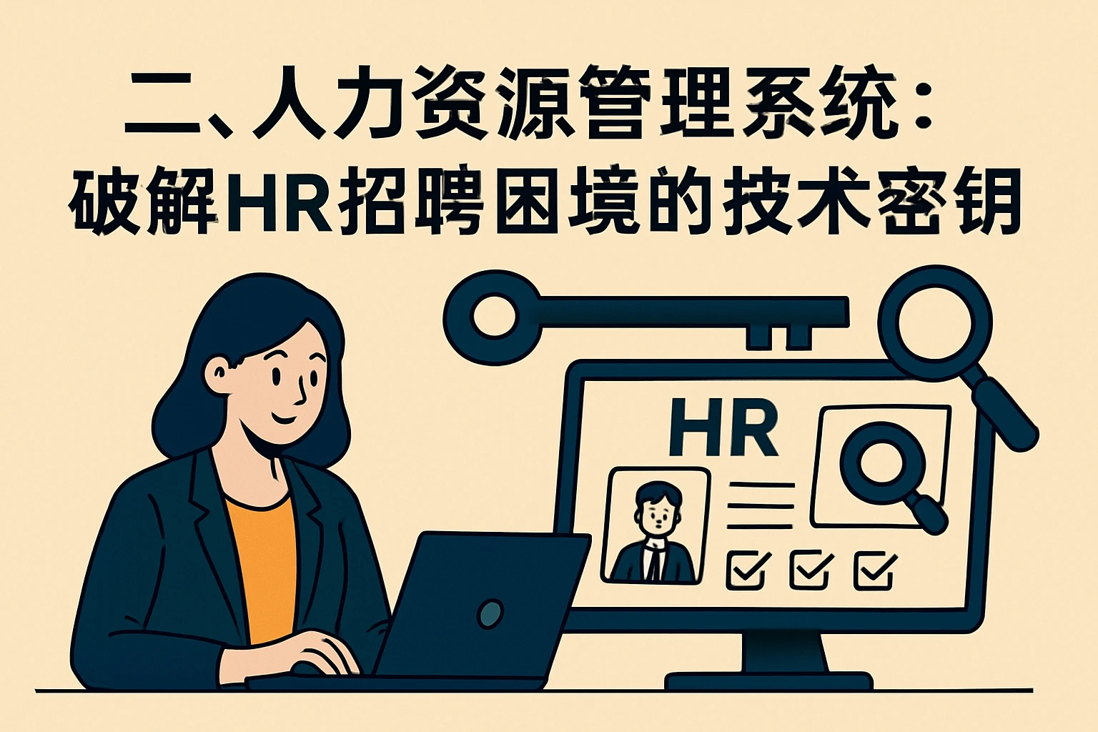 二、人力资源管理系统：破解HR招聘困境的技术密钥