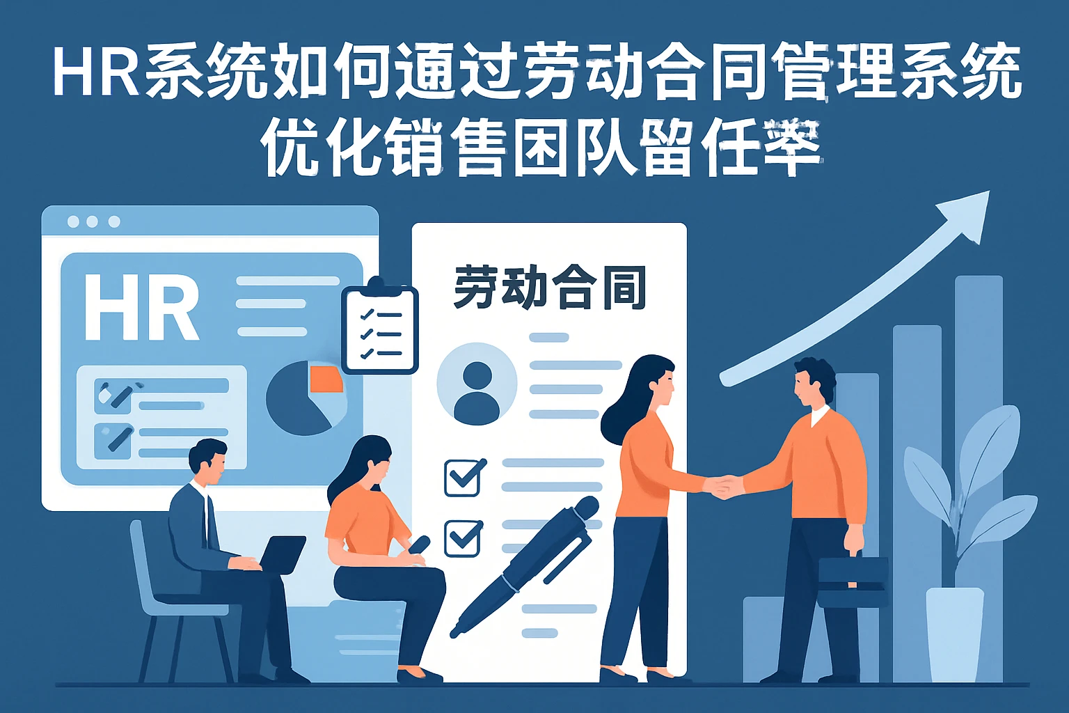 HR系统如何通过劳动合同管理系统优化销售团队留任率